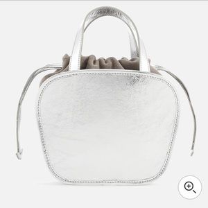 Meli Melo Rosetta Bag in Silver - GUC